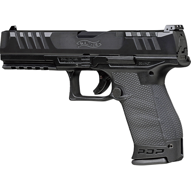 walther-pdp-compact-5-lov-arms-sk-2851695 Pištoľ Walther PDP Compact 5" s polygonálnou hlavňou, nastaviteľnými mieridlami a ergonomickým dizajnom, kaliber 9mm Luger, dostupná na lov-arms.sk.