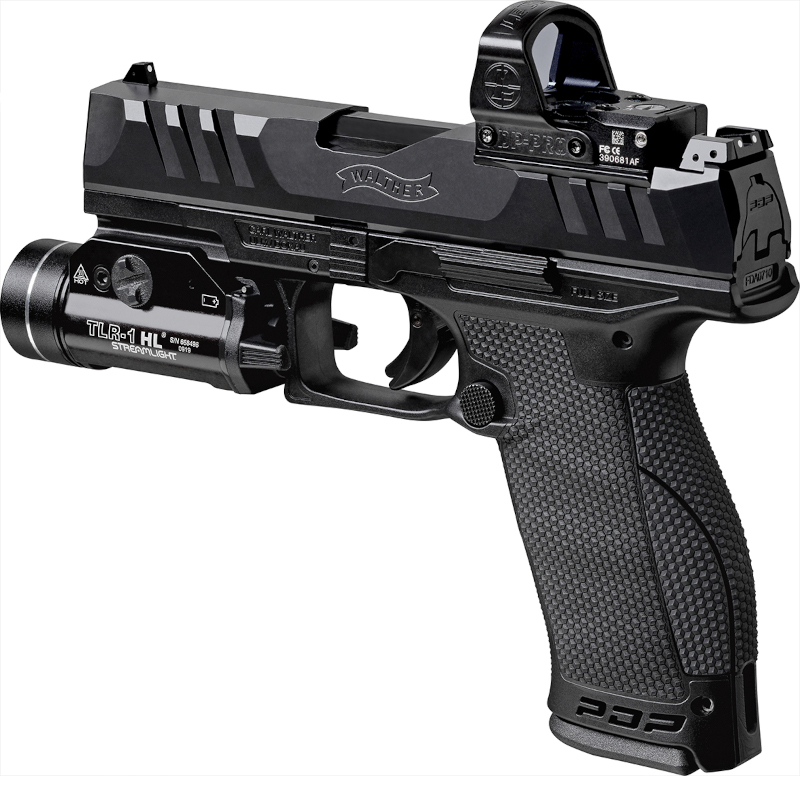 walther-pdp-fullsize-4-lov-arms-sk-2851822 Pištoľ Walther PDP Full Size 4" s polygonálnou hlavňou, 18-násobným zásobníkom, ambidextróznym záchytom záveru, kaliber 9mm Luger, dostupná na lov-arms.sk.