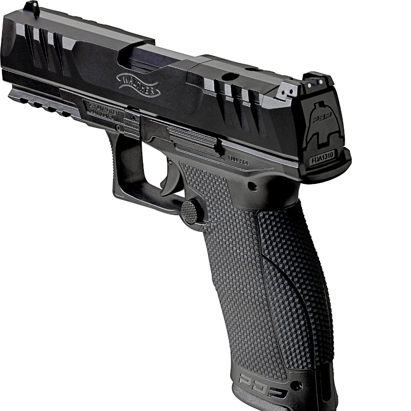 walther-pdp-fullsize-4.5-lov-arms-sk-2851741_2 Pištoľ Walther PDP Full Size 4.5" s polygonálnou hlavňou, nastaviteľnými mieridlami, pripravená na optiku a ko-witness, s bezpečnostnými prvkami a univerzálnym výrezom pre mieridlá, dostupná na lov-arms.sk.