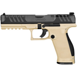 Pištoľ Walther PDP Full Size 5" FLAT DARK EARTH s optikou ready, 5" hlavňou, ergonomickým dizajnom a inovatívnymi bezpečnostnými prvkami, dostupná na lov-arms.sk.