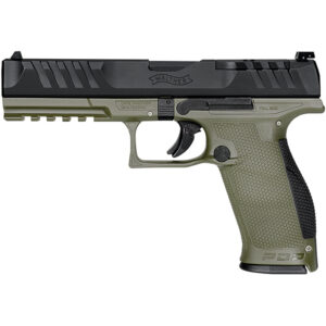 Pištoľ Walther PDP Full Size 5" GREEN s optikou ready, 5" hlavňou, ergonomickým dizajnom a inovatívnymi bezpečnostnými prvkami, dostupná na lov-arms.sk.