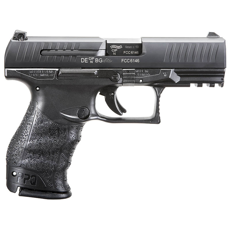 walther-ppq-m2-ps-4-lov-arms-sk-2813785_1 Pištoľ WALTHER PPQ M2 PS 4" s moderným dizajnom, obojstrannými ovládacími prvkami a vymeniteľnými dielmi úchopu, dostupná na lov-arms.sk.