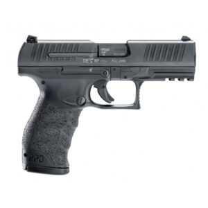 Pištoľ WALTHER PPQ M2 PS 4.25" Kaliber.45 s moderným dizajnom, ergonomickou rukoväťou a vymeniteľnými chrbtovými časťami úchopu, dostupná na lov-arms.sk.