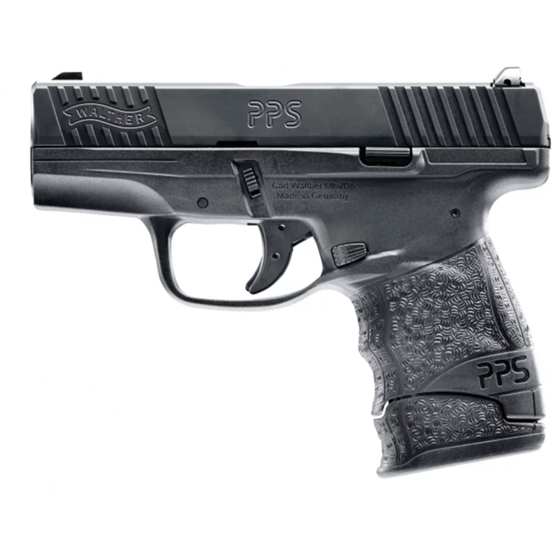 walther-pps-police-m2-lov-arms-sk-2807777 Pištoľ Walther PPS Police M2 PS 3.2" s čiernym polymérovým rámom, svetlovodnými mieridlami a kompaktným dizajnom na každodenné nosenie, dostupná na lov-arms.sk.