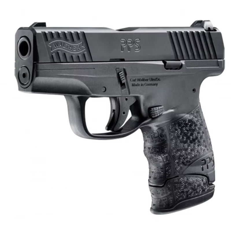 walther-pps-police-m2-lov-arms-sk-2807777_1 Pištoľ Walther PPS Police M2 PS 3.2" s čiernym polymérovým rámom, svetlovodnými mieridlami a kompaktným dizajnom na každodenné nosenie, dostupná na lov-arms.sk.