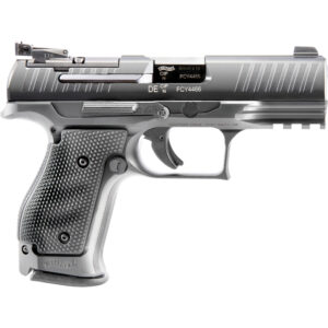 Pištoľ WALTHER Q4 Steel Frame OR kaliber 9 mm s robustným celokovovým rámom, ergonomickou rukoväťou a integrovanou Picatinny lištou pre montáž príslušenstva, dostupná na lov-arms.sk.
