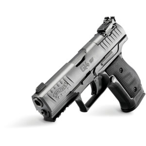 Pištoľ WALTHER Q4 Steel Frame OR kaliber 9 mm s robustným celokovovým rámom, ergonomickou rukoväťou a integrovanou Picatinny lištou pre montáž príslušenstva, dostupná na lov-arms.sk.