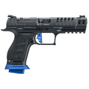 Pištoľ Walther Q5 MATCH Steel Frame Expert s nastaviteľnou spúšťou, Picatinny lištou a ergonomickou rukoväťou, dostupná na lov-arms.sk.