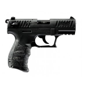 Pištoľ Walther P22Q Standard s kalibrom .22 l.r., kompaktným dizajnom a nastaviteľnými 3-dot mieridlami,dostupná na lov-arms.sk.