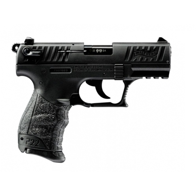 walther-p22q-standard-lov-arms-sk-2853205_1 Pištoľ Walther P22Q Standard s kalibrom .22 l.r., kompaktným dizajnom a nastaviteľnými 3-dot mieridlami,dostupná na lov-arms.sk.