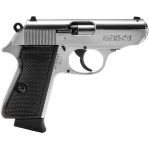 Pištoľ Walther PPK/S .22 Nickel - poloatomatická pištoľ v niklovom prevedením, kompaktným telom a ergonomickou rukoväťou, dostupná na lov-arms.sk.