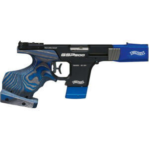 Walther GSP500 .22 LR športová pištoľ s anatomickou rukoväťou Blue Angel