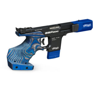 Walther GSP500 .22 LR športová pištoľ s anatomickou rukoväťou Blue Angel