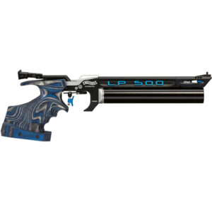 Walther LP500-E EXPERT Blue Angel – vzduchová pištoľ s elektronickou spúšťou a vysokou presnosťou