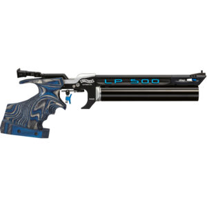Walther LP500 EXPERT Blue Angel – vzduchová pištoľ s mechanickou spúšťou a matchovou hlavňou