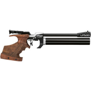 Walther LP500 športová vzduchová pištoľ s mechanickou spúšťou a matchovou hlavňou